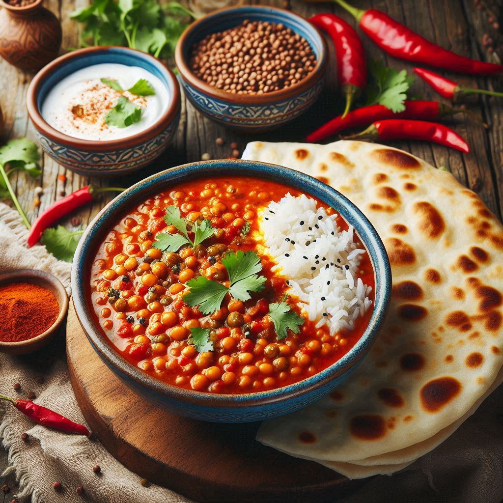 Red Lentil Curry with Basmati Rice